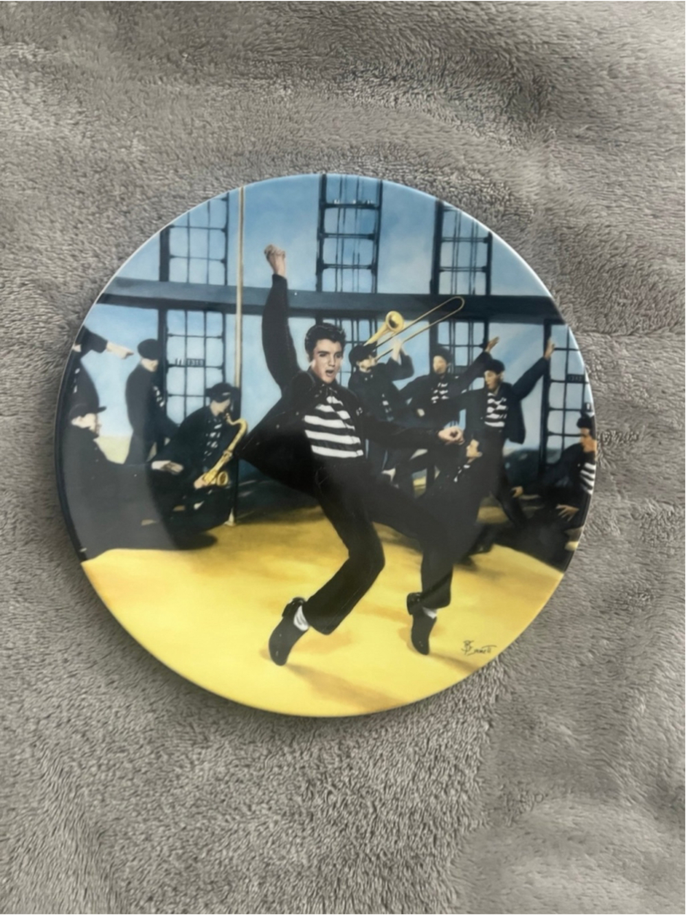 Elvis - Jailhouse Rock - Collector Plate by Delphi